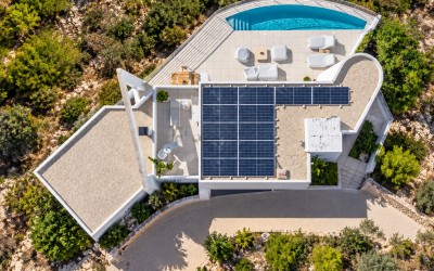 New Mediterranean Villa with Panoramic Sea Views
