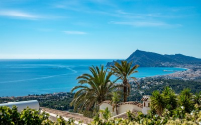 Villa for rent with spectacular sea views in Altea
