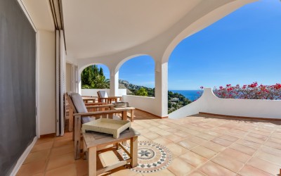 Villa for rent with spectacular sea views in Altea